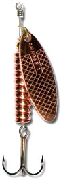 Cucharilla RANGER® Nº 2 de 9,6grs con cuerpo y pala color cobre