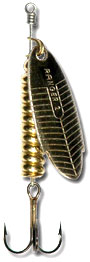 Cucharilla RANGER® Nº 2 R.S. de 9,8grs con cuerpo color oro y pala color plata
