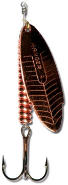 Cucharilla RANGER® Nº 4 S. de 23grs con cuerpo y pala color cobre